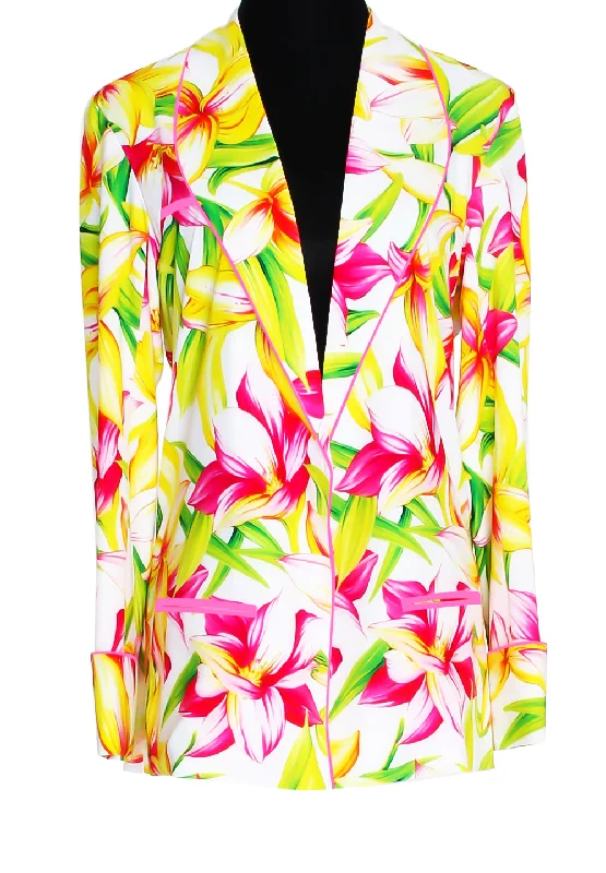 Euphoria – Floral Love Blazer (Neon Pink)