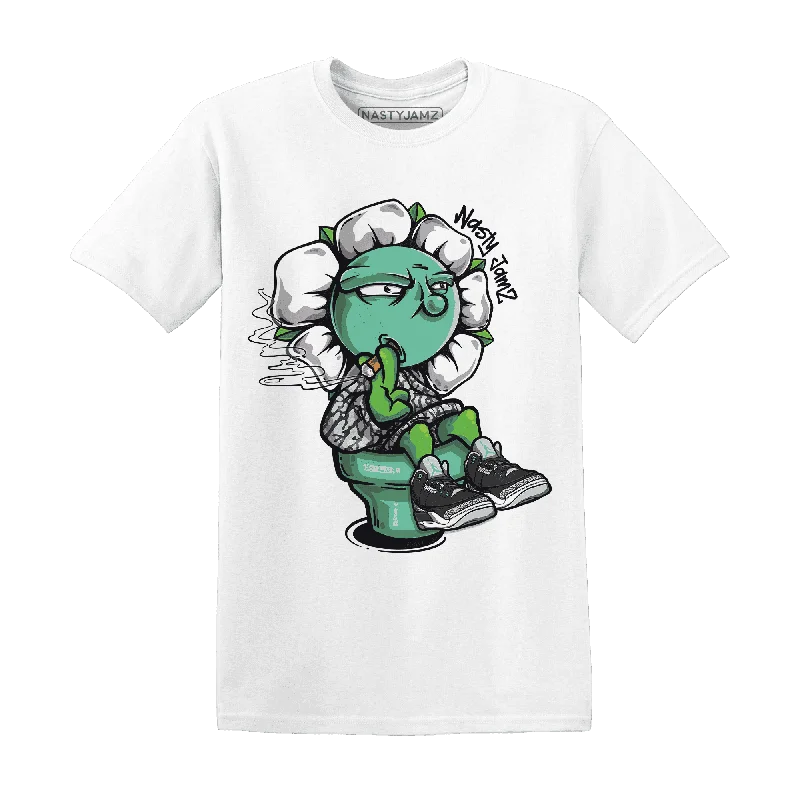 NastyJamz Green Glow 3s T Shirt Match Rebel Bloom