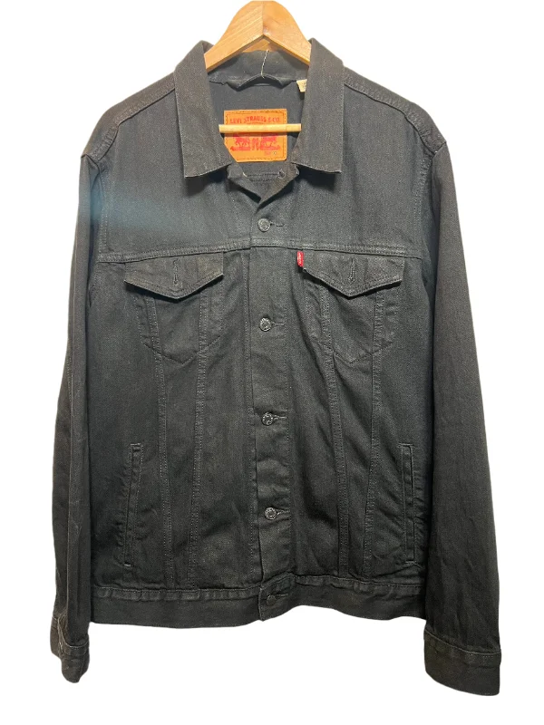 Levi Black Denim Jacket (Size XL)