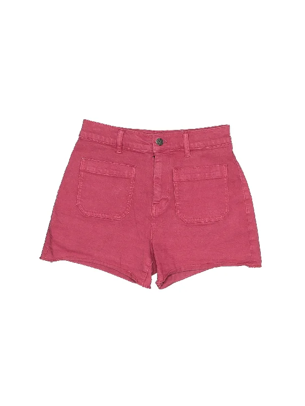 Low-Rise Denim Shorts