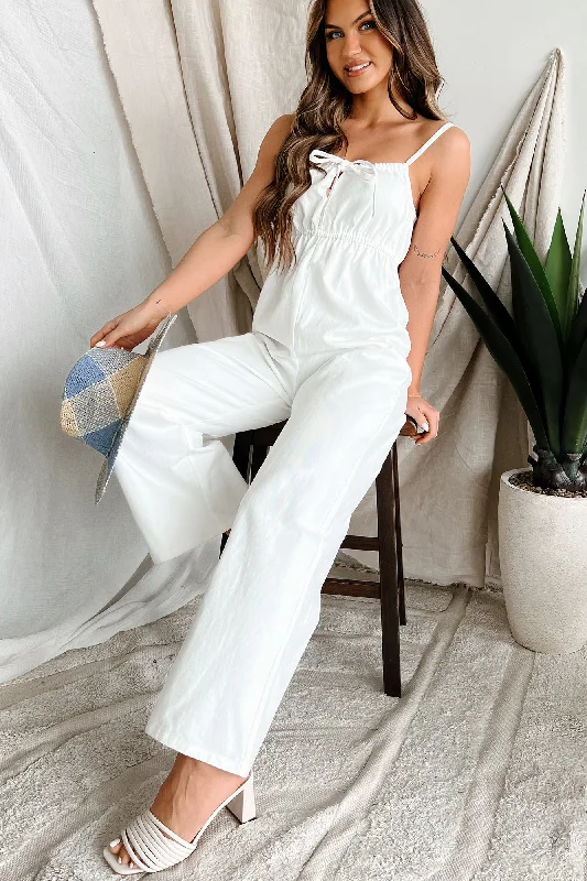 Southern Special Denim Jumpsuit (White)